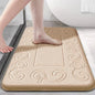 Anti slip absorbent bathroom mat bath mat ultra soft bathroom carpet machine washable bath rug home decoration