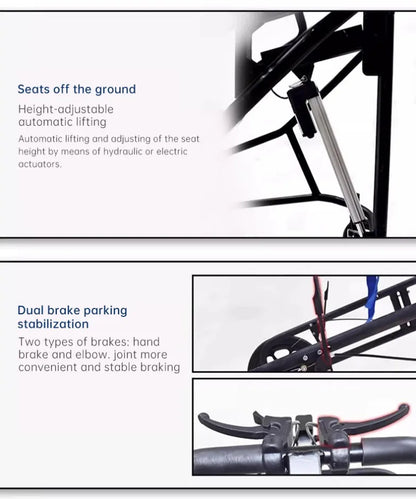 Rehabilitation Training Equipment Walking Aid Elderly Stroke Hemiplegia Walker For Disable