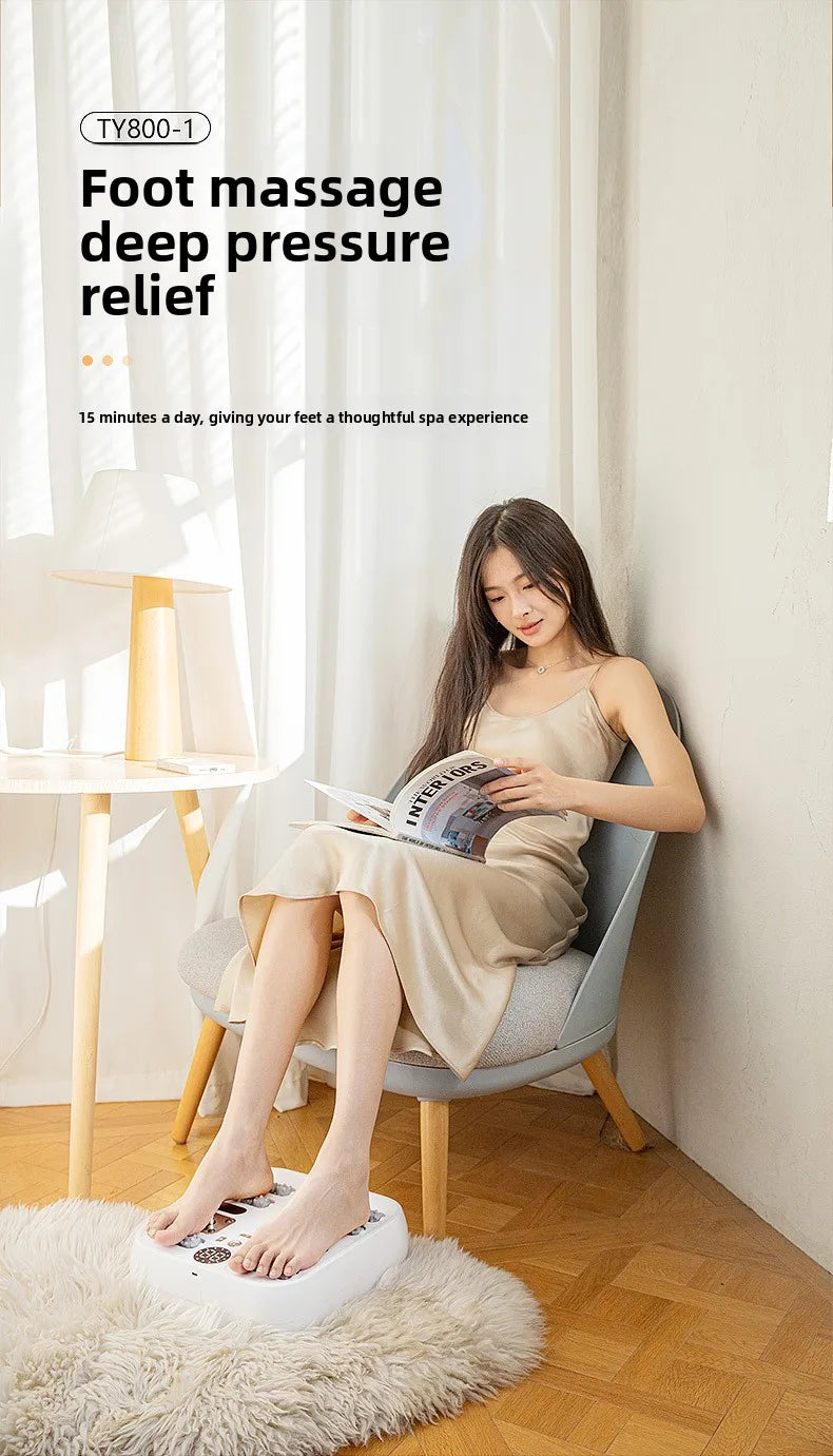 Foot massager Automatic massage Foot kneading through meridians Infrared warm physiotherapy instrument Foot massager