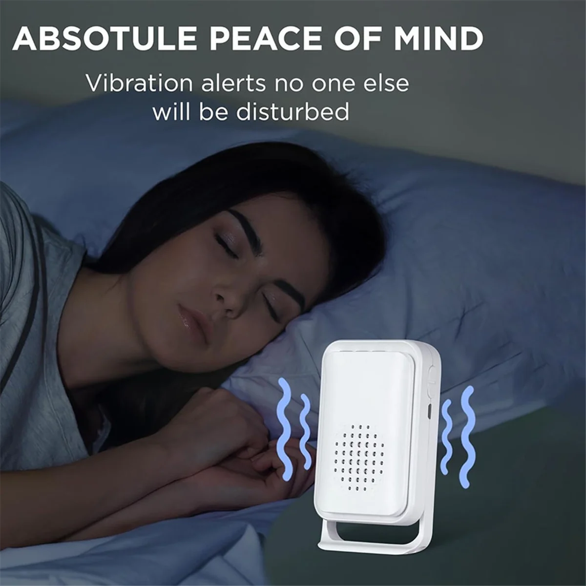 SZSC Bed Sensor Alarm for Elderly Dementia Patients - Wireless Fall Detection & Motion Sensor Alert System for Seniors