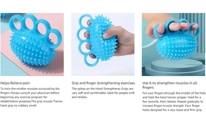 Hand Grip Strengthener Finger Exerciser Training Ball for Patient Recovery Elderly Stroke Arthriti Physical Therapy Hand Massage