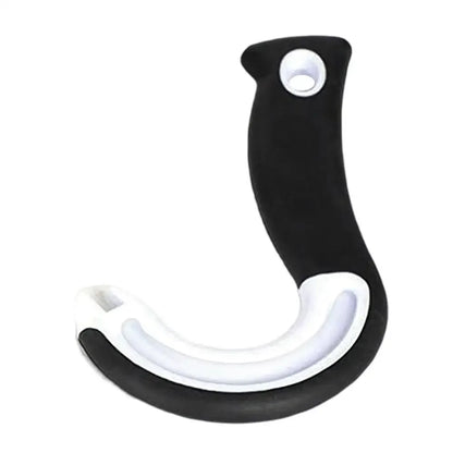 Portable J-Shaped Easy Grip Tin Openers Kitchen Non-Slip Jar Opener Lid Opening Tools Ring Pull Can Opener Multifunctional