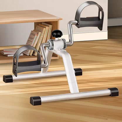 Mini Pedal Exerciser Exercise Bike Indoor Under Desk Bike Pedal Exerciser for Elderly Leg Rehabilitation Home Fitness Equipment