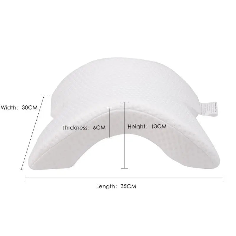 U-Shaped Curved Orthopedic Pillow for Sleep Memeory Foam Hand Pillow Hollow Orthopedic Products Neck Pillow Travel Side Sleepers