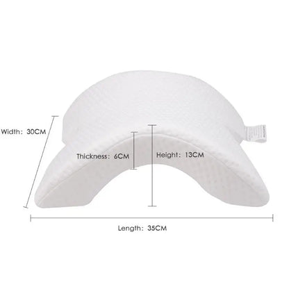 U-Shaped Curved Orthopedic Pillow for Sleep Memeory Foam Hand Pillow Hollow Orthopedic Products Neck Pillow Travel Side Sleepers