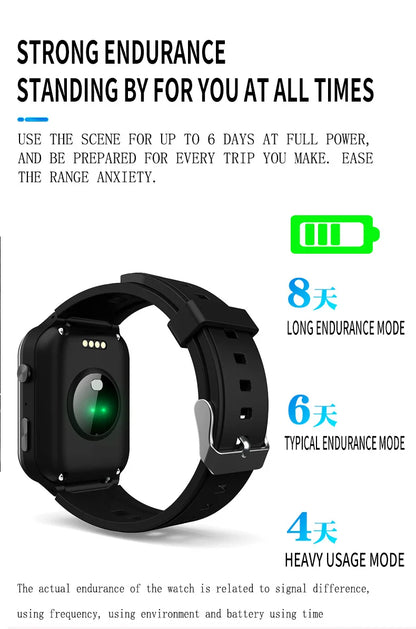 Elderly Smart Watch For Senior Falling Detection GPS Positioning 4G SOS Phone Call Medicine Remind Footprint Track HeartRate GK8