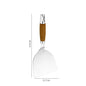 Stainless Steel Wooden Handle Cooking Spatula Steak Pancake Frying Shovel Teppanyaki Scraper Barbecue Tool Kitchen Accessories