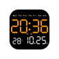 Digital Wall Clock LED Alarm Clock Large Display With Timing Function Remote Control Clock for Living Room Office Bedroom Decor