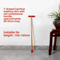 Anti-Slip Rubber Tip Bamboo Walking Cane T-aped ly Walking Sti Handheld ly People's Outdoor Travel king Poles