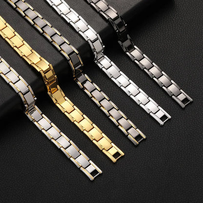 Healthy Bio Magnetic Bracelets for Women Men Therapy Bracelet Pain Relief Arthritis Magnet Bangle Carpal Tunnel Syndrome Jewelry