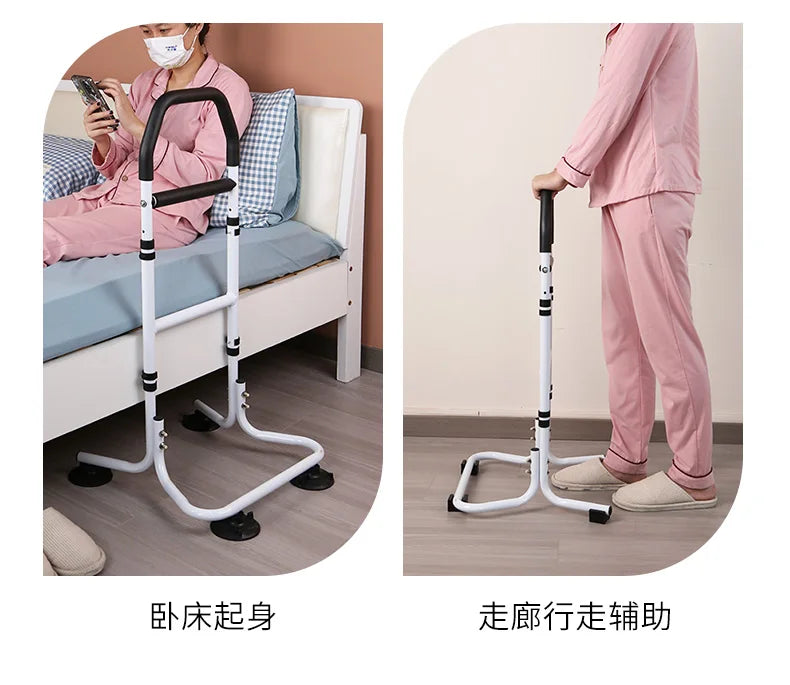 Elderly Walking Cane Non-Slip Mobility Aid Sturdy Support Walker for Balance Anti-Fall Walking Stick Adjustable Walking Frame