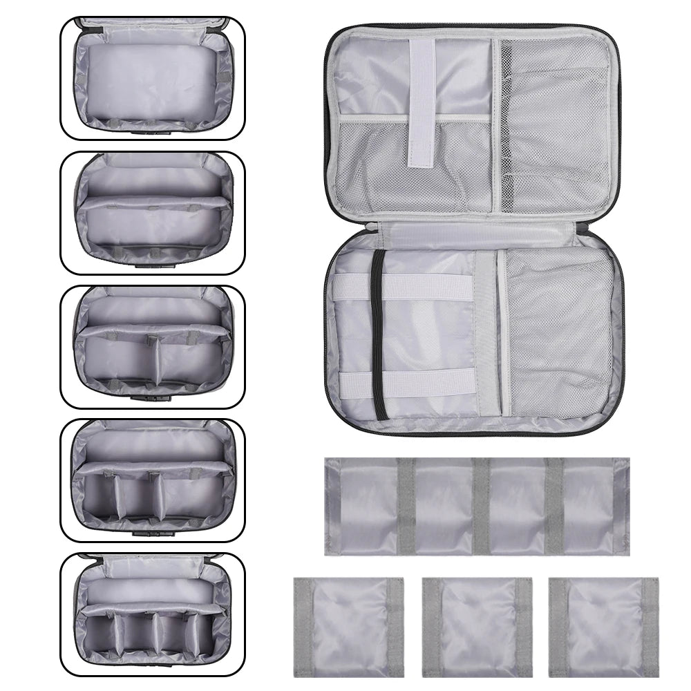 Medicine Storage Organizer Bag Empty, Travel Medicine Bag Pill Bottle Organizer Box, Home Medication Bag