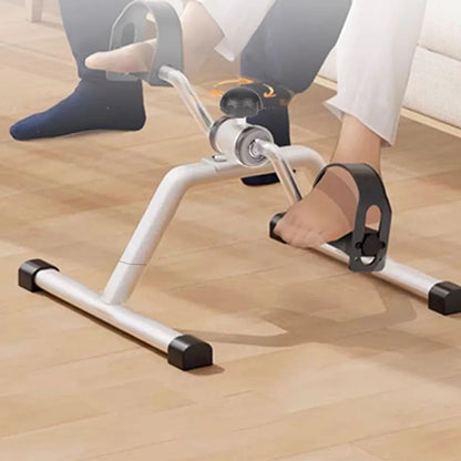 Mini Pedal Exerciser Exercise Bike Indoor Under Desk Bike Pedal Exerciser for Elderly Leg Rehabilitation Home Fitness Equipment