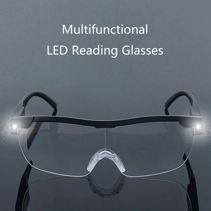Magnifying Glasses with Light 2 LED Lighted Magnifier Eyeglasses for Reading Hobbies & Close Work Magnifying Glasses