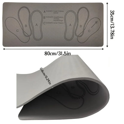 Thick Anti Slip Squat Mat, Suitable for Yoga, Pilates, and Gluteal Muscle Exercises - Home Gym, Exercise Mat