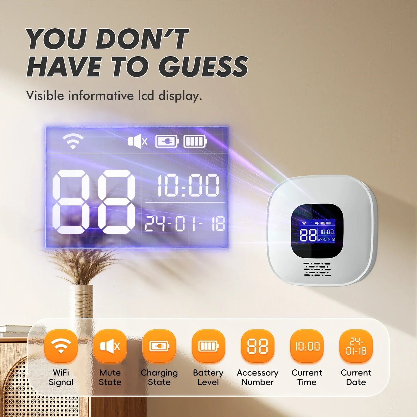 WiFi Wireless Caregiver Pager Alert Call Buttons System Elderly Falling Seniors Patient Disabled