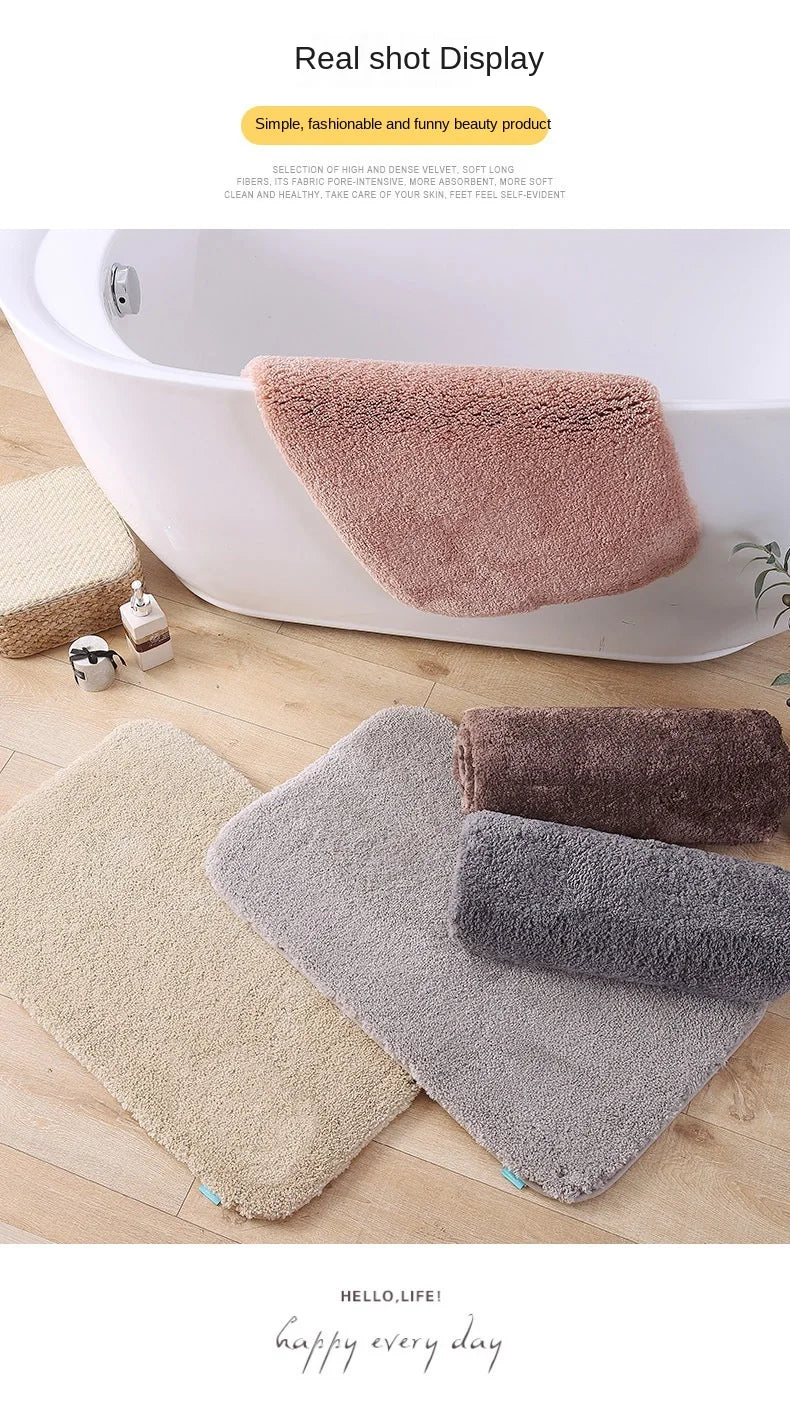 Anti Slip Comfortable Foot Floor Mats for Bathroom, Bathtub, Living Room Door, Stairs