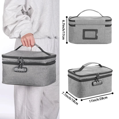Medicine Storage Organizer Bag Empty, Travel Medicine Bag Pill Bottle Organizer Box, Home Medication Bag