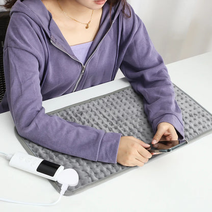 Electric Heating Pad Warm Winter Physiotherapy Blanket Shoulder Neck Back Spine Leg Pain Relief Hot Compress Pad Cushion