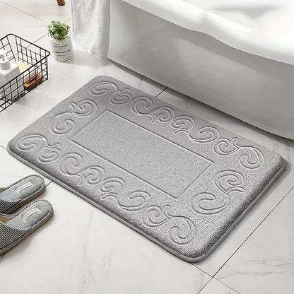 Anti slip absorbent bathroom mat bath mat ultra soft bathroom carpet machine washable bath rug home decoration
