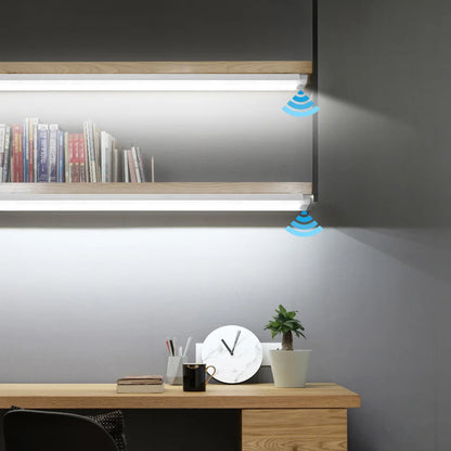 Motion Sensor Light Wireless LED Night Light USB Rechargeable Night Lamp Cabinet Wardrobe Lamp Staircase Backlight For Kitchen 1