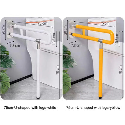 Bathroom Safety Support Rail Shower Handrail Toilet Aids Grab Bar Rails for Elderly Disabled Pregnant