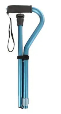 Walking Cane for Men&Women Adjustable Cane Offset Cushioned Handle Portable Lightweight Sturdy Mobility Walker Aid for Seniors
