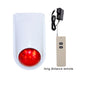 (1 Set) Wireless Emergency Button Calling System 130DB Strobe Siren With 86mm Wall Mounted Panic Button For Hospital Or Bed Call