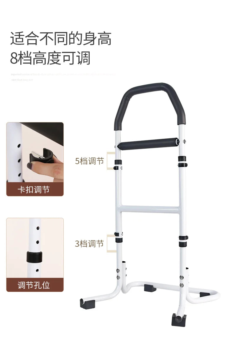 Elderly Walking Cane Non-Slip Mobility Aid Sturdy Support Walker for Balance Anti-Fall Walking Stick Adjustable Walking Frame