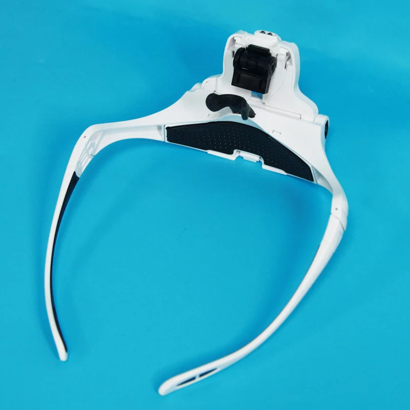 Magnifying Glasses With light LED Reading  Watchmaker Repair Wearing Magnifier 1.5X 2.5X 3.5X 5.0X Usb Rechargeable