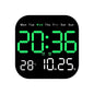 Digital Wall Clock LED Alarm Clock Large Display With Timing Function Remote Control Clock for Living Room Office Bedroom Decor