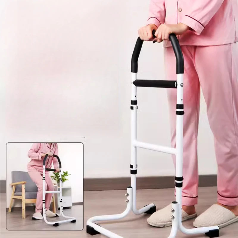 Elderly Walking Cane Non-Slip Mobility Aid Sturdy Support Walker for Balance Anti-Fall Walking Stick Adjustable Walking Frame