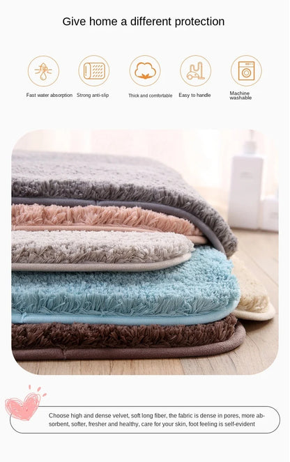 Anti Slip Comfortable Foot Floor Mats for Bathroom, Bathtub, Living Room Door, Stairs