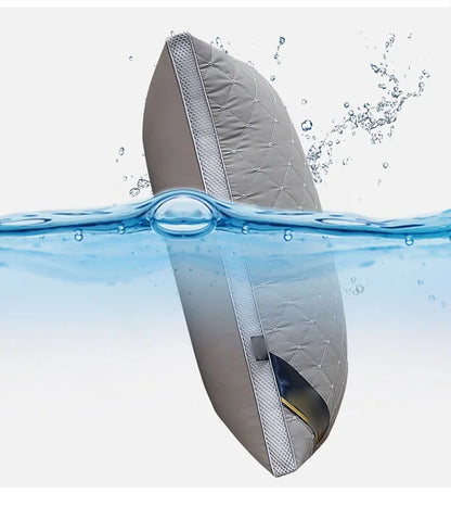 Orthopedic Pillow for Cervical Support & Sleep Aid High Resilience Non-Collapsing Core Student Single Pillow Home/Dorm/Hotel Use