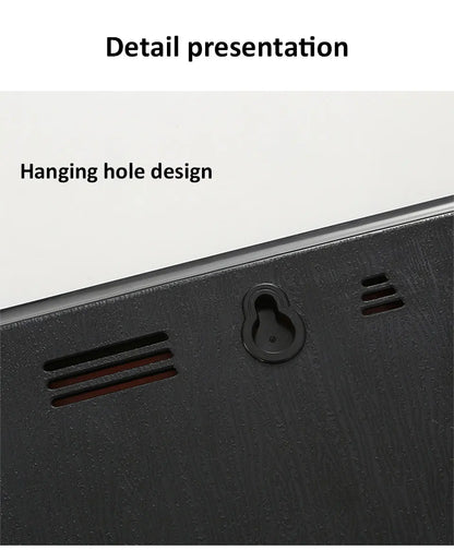 21 Inch Large Digital Wall Clock Large LED Screen Display Clock with Time/Date/Week/Temperature 12/24H Adjustable Brightness