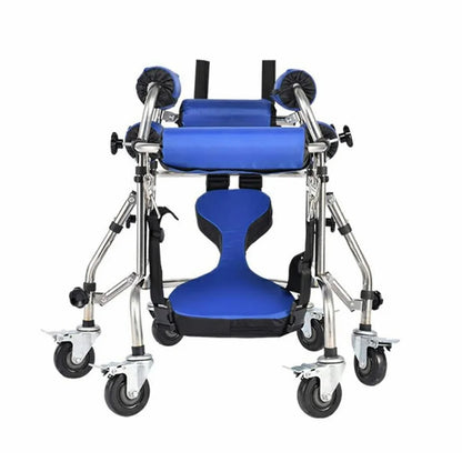 Children's Standing Frame Disabled Child Walker Walker Paraplegic Lower Limb Training Standing Frame with Wheel Walker