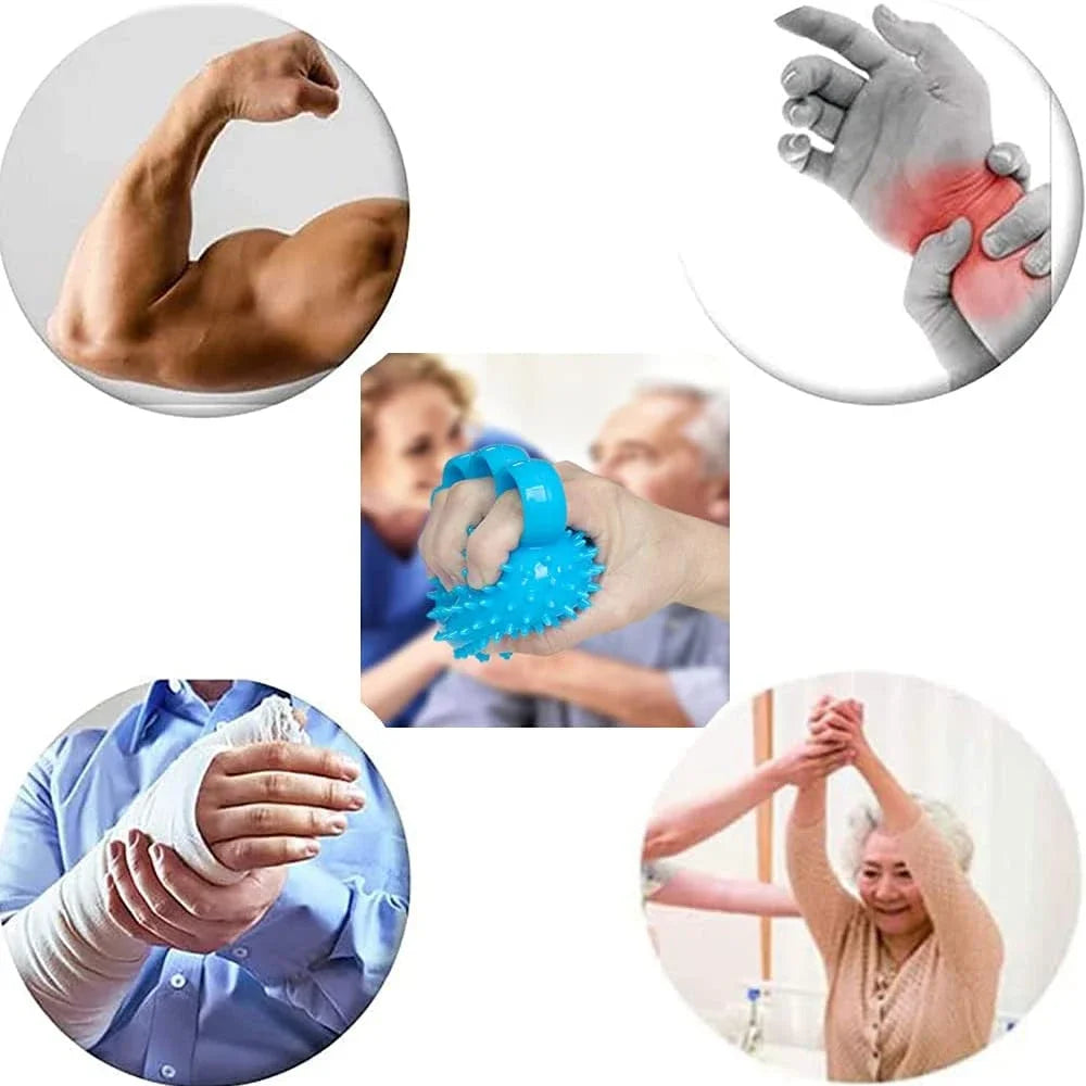 Hand Grip Strengthener Finger Exerciser Training Ball for Patient Recovery Elderly Stroke Arthriti Physical Therapy Hand Massage
