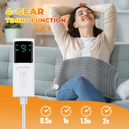 Electric Heating Pad Warm Winter Physiotherapy Blanket Shoulder Neck Back Spine Leg Pain Relief Hot Compress Pad Cushion