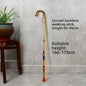 Anti-Slip Rubber Tip Bamboo Walking Cane T-aped ly Walking Sti Handheld ly People's Outdoor Travel king Poles