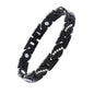 Magnetic Therapy Arthritis Pain Relief Bracelets for Women Magnetic Steel Titanium Health Bracelet with Crystal Fashion Jewelry
