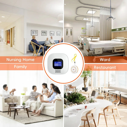 WiFi Wireless Caregiver Pager Alert Call Buttons System Elderly Falling Seniors Patient Disabled