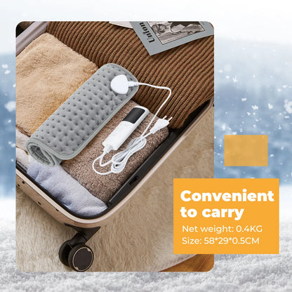 Electric Heating Pad Warm Winter Physiotherapy Blanket Shoulder Neck Back Spine Leg Pain Relief Hot Compress Pad Cushion