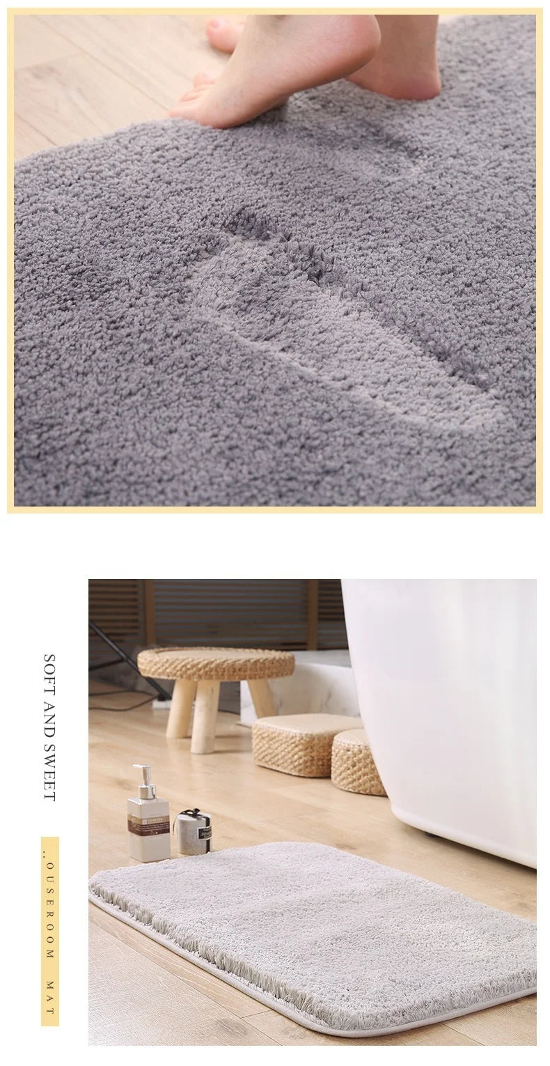 Anti Slip Comfortable Foot Floor Mats for Bathroom, Bathtub, Living Room Door, Stairs