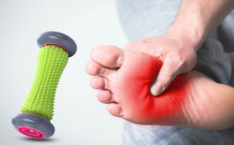 Foot Massager Massage Roller Yoga Massage Ball Plantar Fascia Roller Muscle Relaxation for Sport Fitness Balls Body Exercise Set