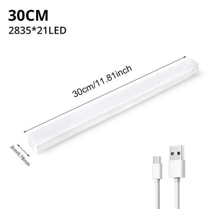 Motion Sensor Light Wireless LED Night Light USB Rechargeable Night Lamp Cabinet Wardrobe Lamp Staircase Backlight For Kitchen 1